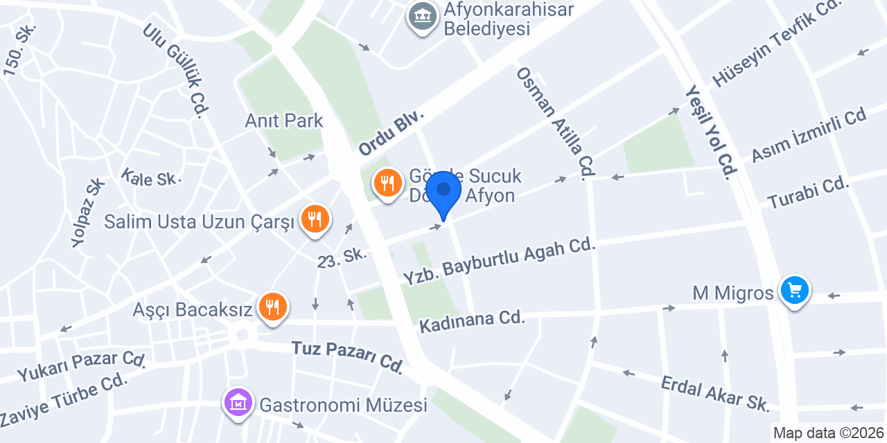 Günal Emlak konumu