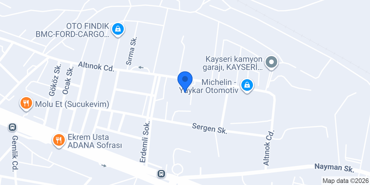 Goodyear Özsarıaltın Ticaret konumu