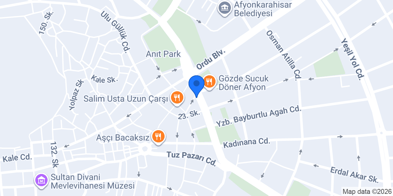Kocaşaban Sucukları konumu