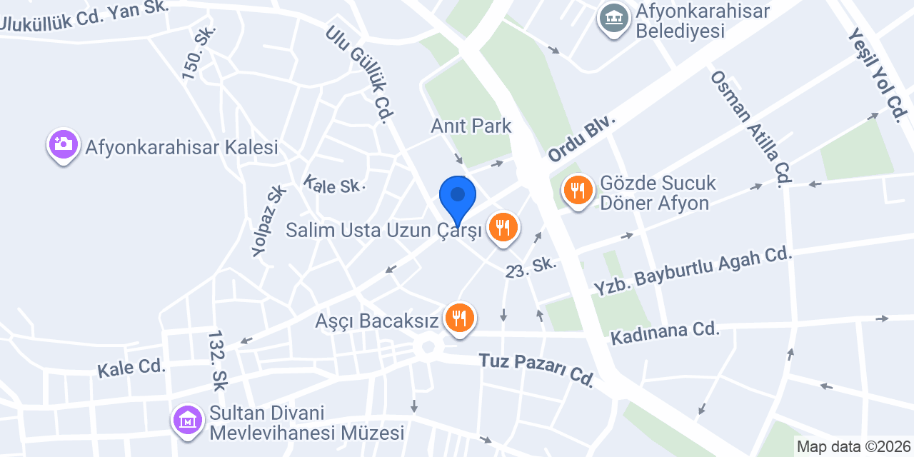 PROFİLO AFYON BAYİİ USLU konumu