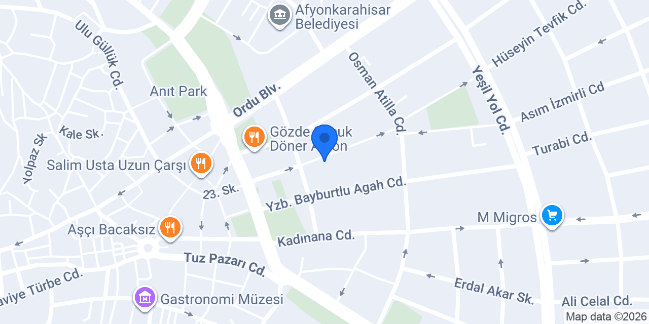 Piramit Çiçekçilik konumu