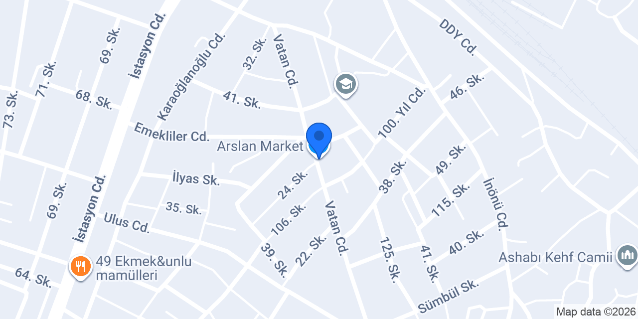 Arslan Market konumu