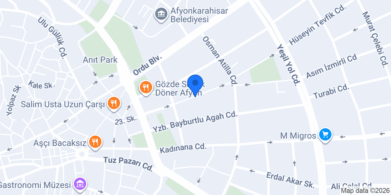 Adensev Gezi Turizm konumu