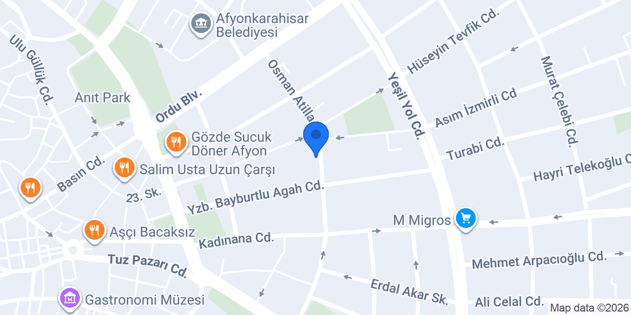 İŞLER KİTABEVLERİ AFYON ŞUBE konumu