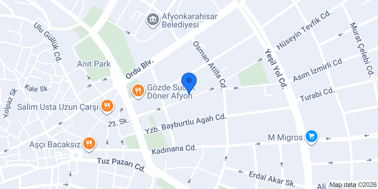 Öncü Döner konumu