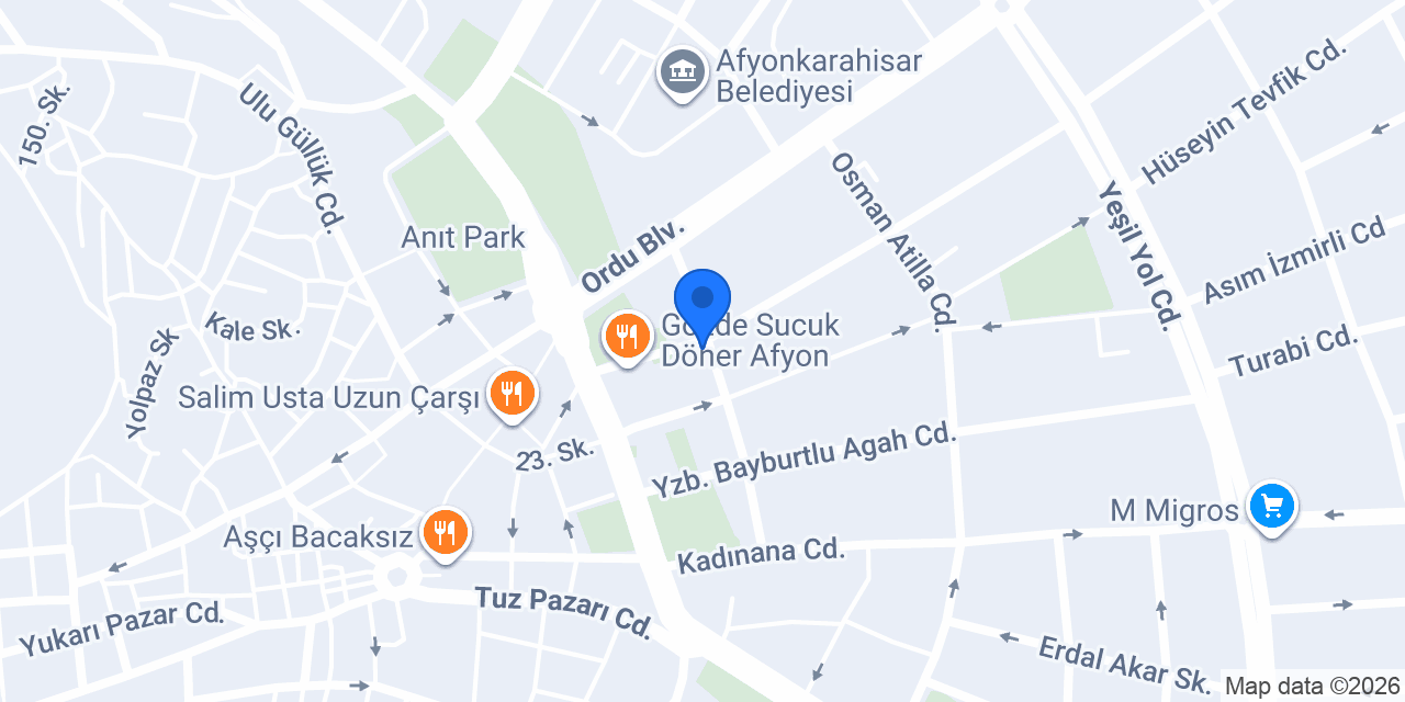 Alo Shop konumu