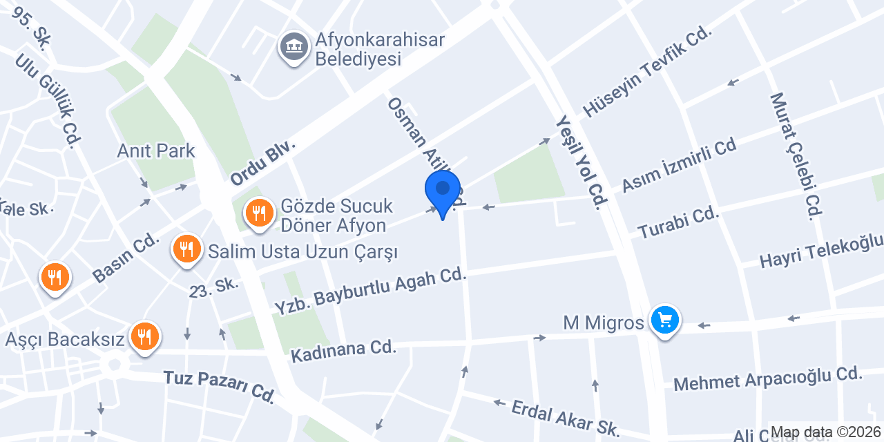Gülyurt Pastaneleri konumu
