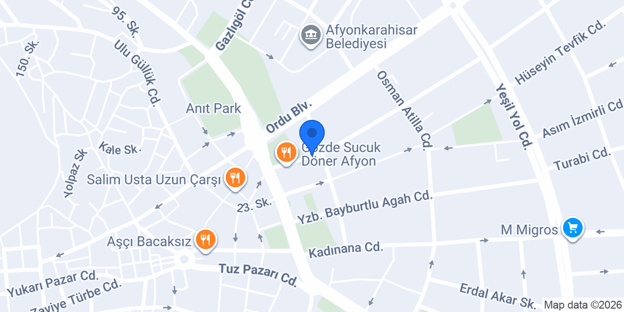 Buket Çiçek Yüzbaşıoğlu konumu