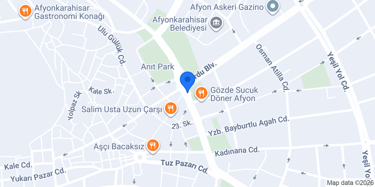 Afyon Et Enfes konumu