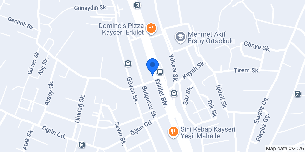 Karadağ Roma Dondurma konumu