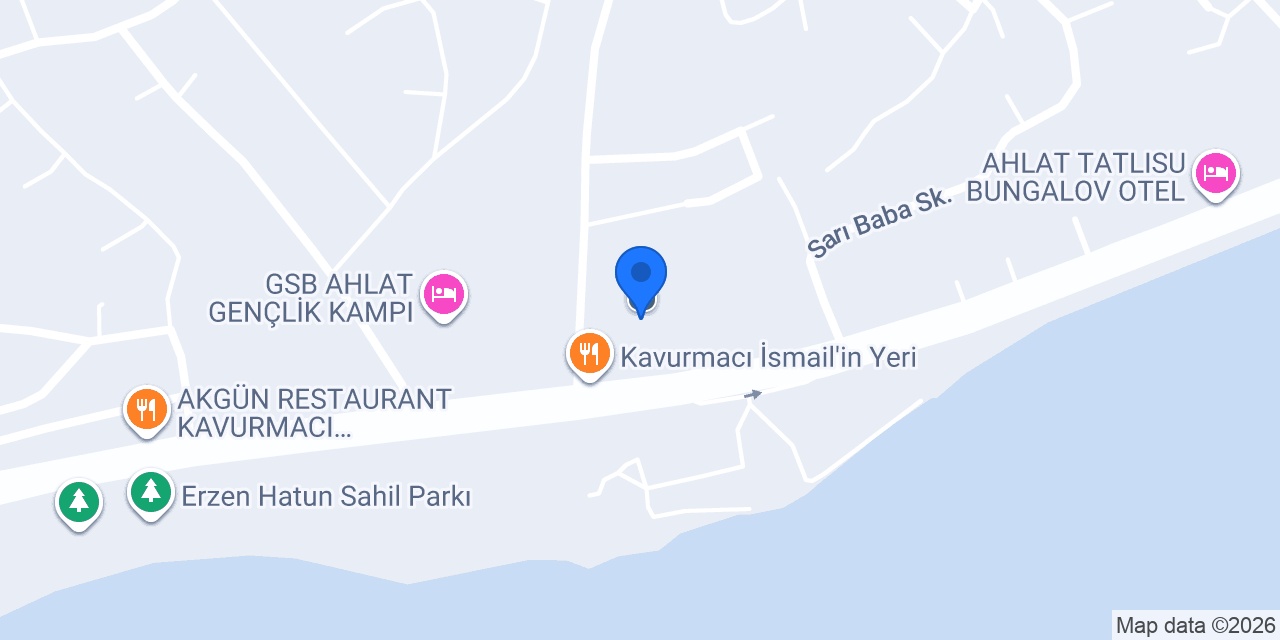 Ahlat Şehirlerarası Otobüs Terminali konumu