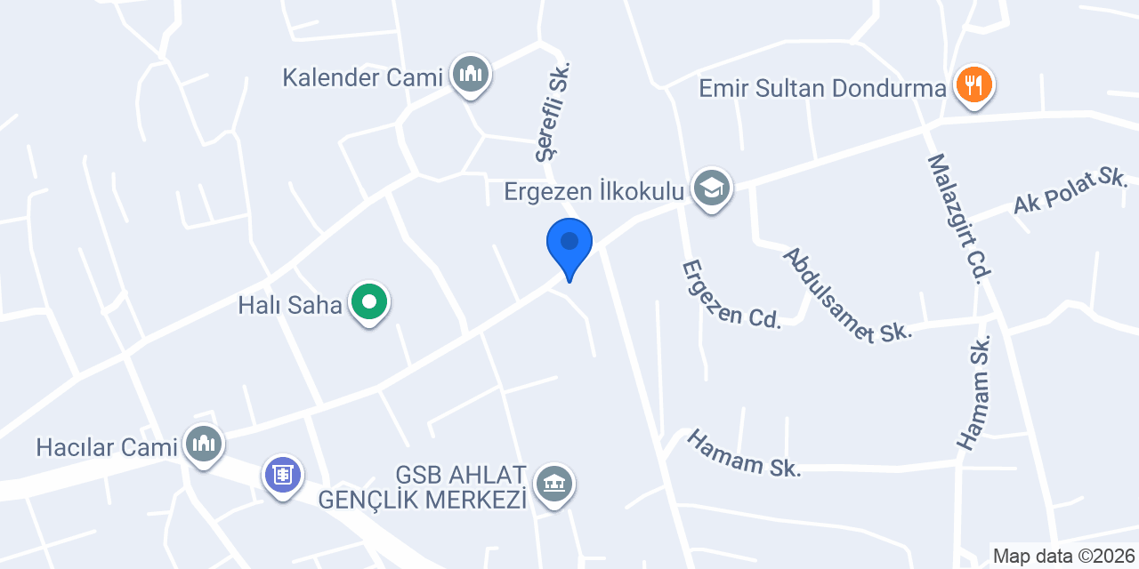 YAKAMOZ BÜFE-AHLAT konumu