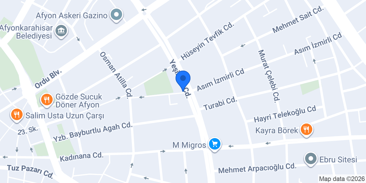Kocakuş Hukuk Bürosu konumu
