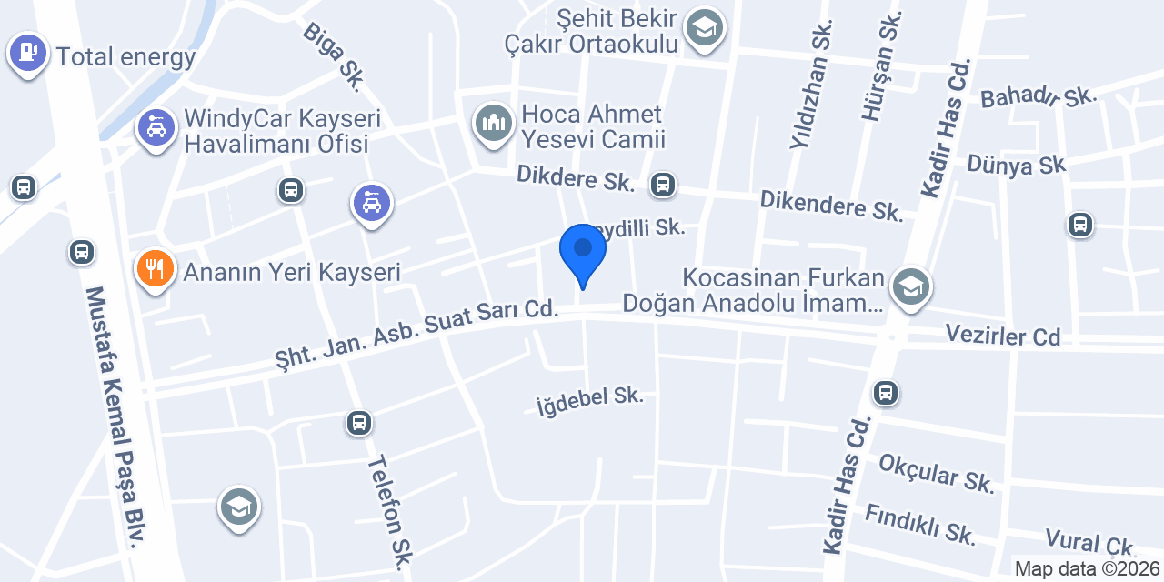 Beyza Sağlık Kabini konumu