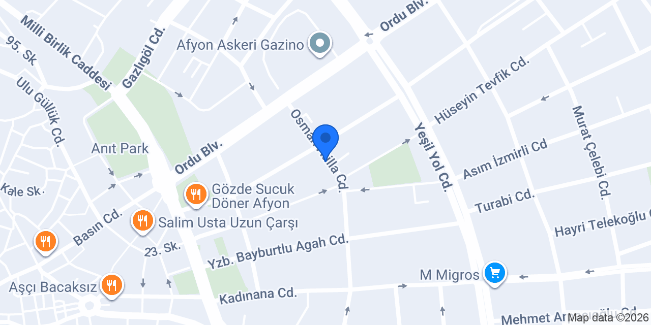 Af-park Rent A Car konumu