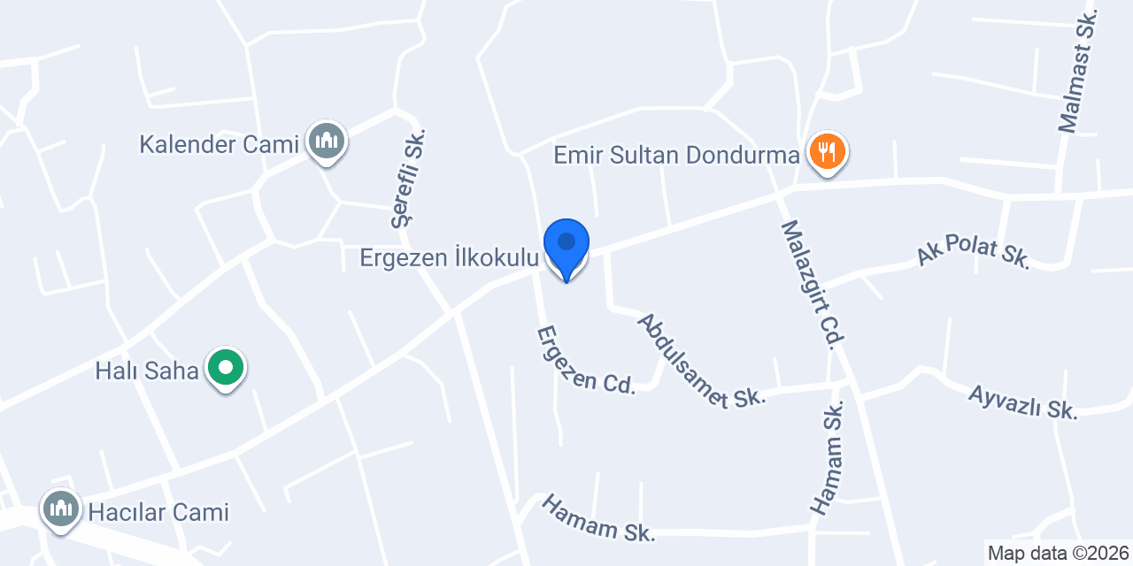 Ergezen İlkokulu konumu