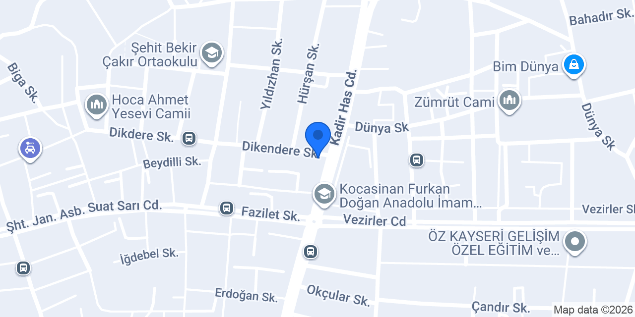 Emine Abla Unlu Mamülleri konumu