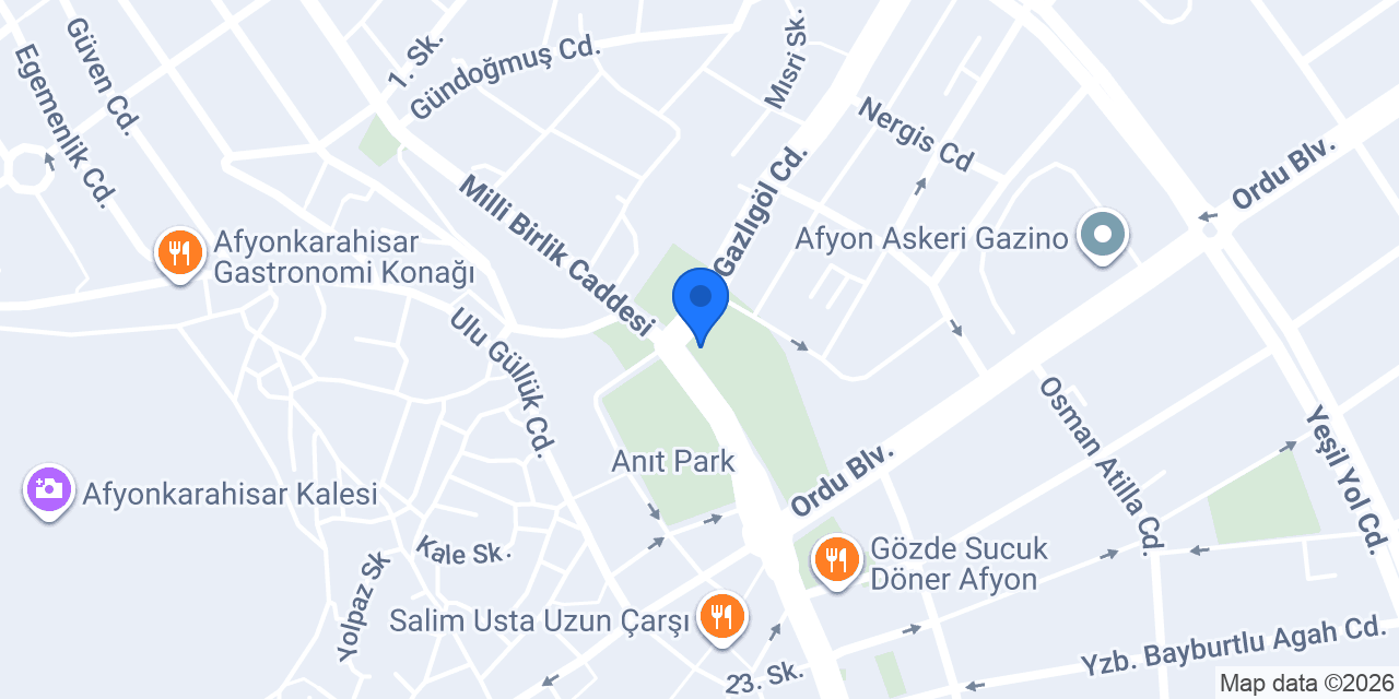 PTT Anıtpark ATM konumu