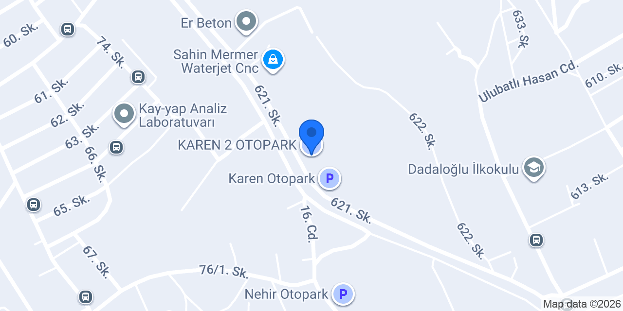 KAREN 2 OTOPARK konumu