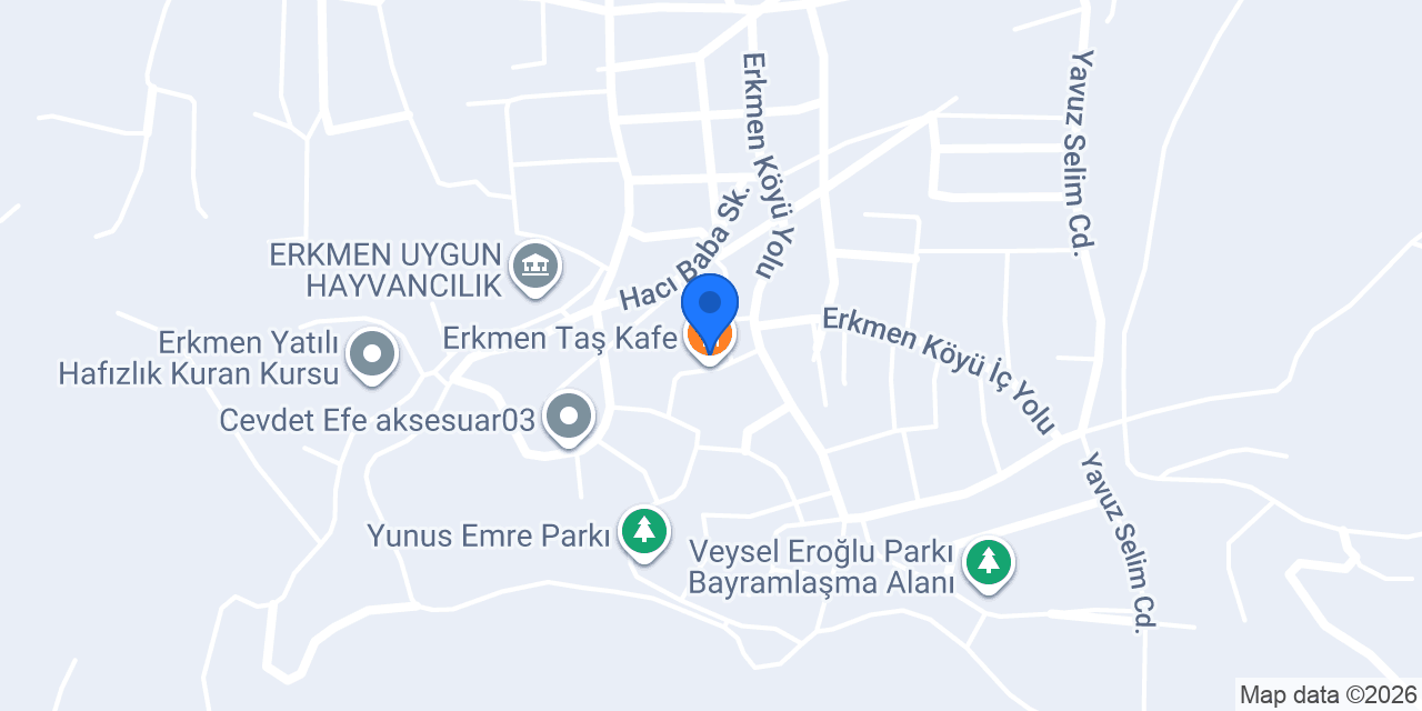 Erkmen Taş Kafe konumu