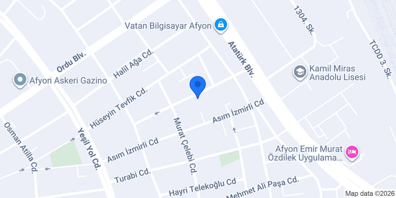 AFPER PERDE SİSTEMLERİ konumu