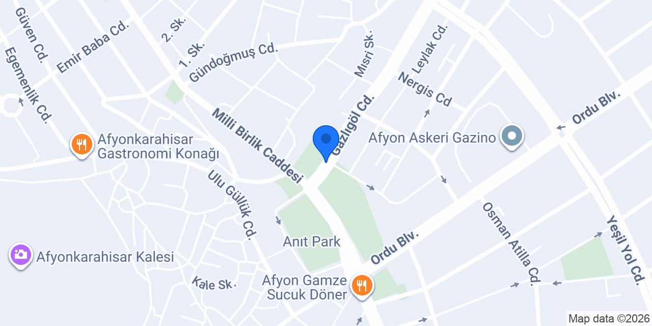 Ciğerci Mali Afyon konumu