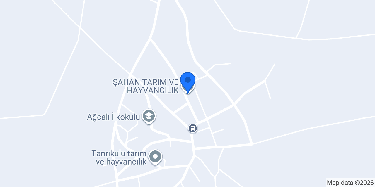 ŞAHAN TARIM VE HAYVANCILIK konumu