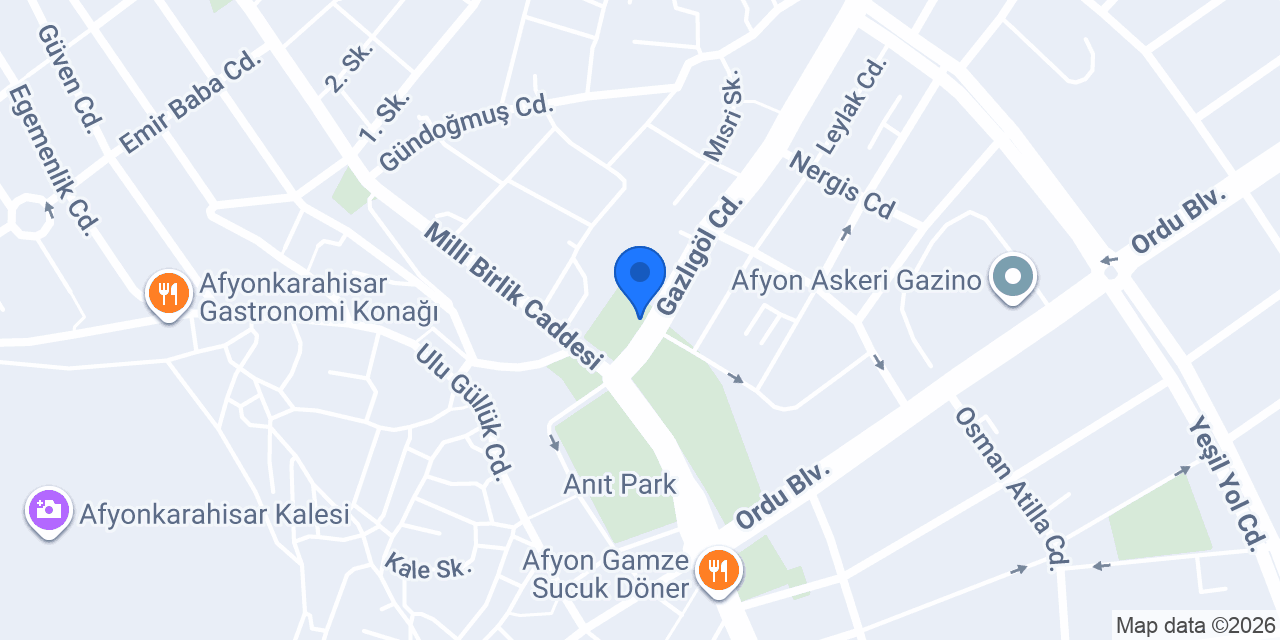 Pegem Akademi Afyon konumu