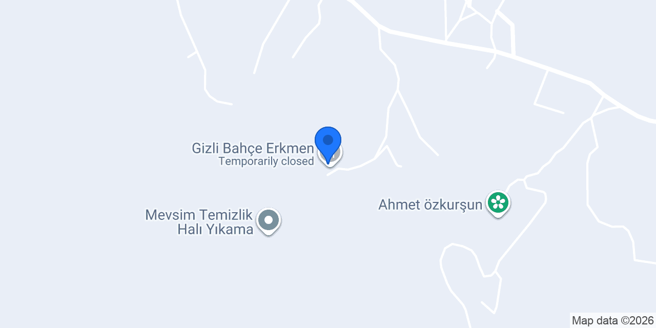 Gizli Bahçe Erkmen konumu