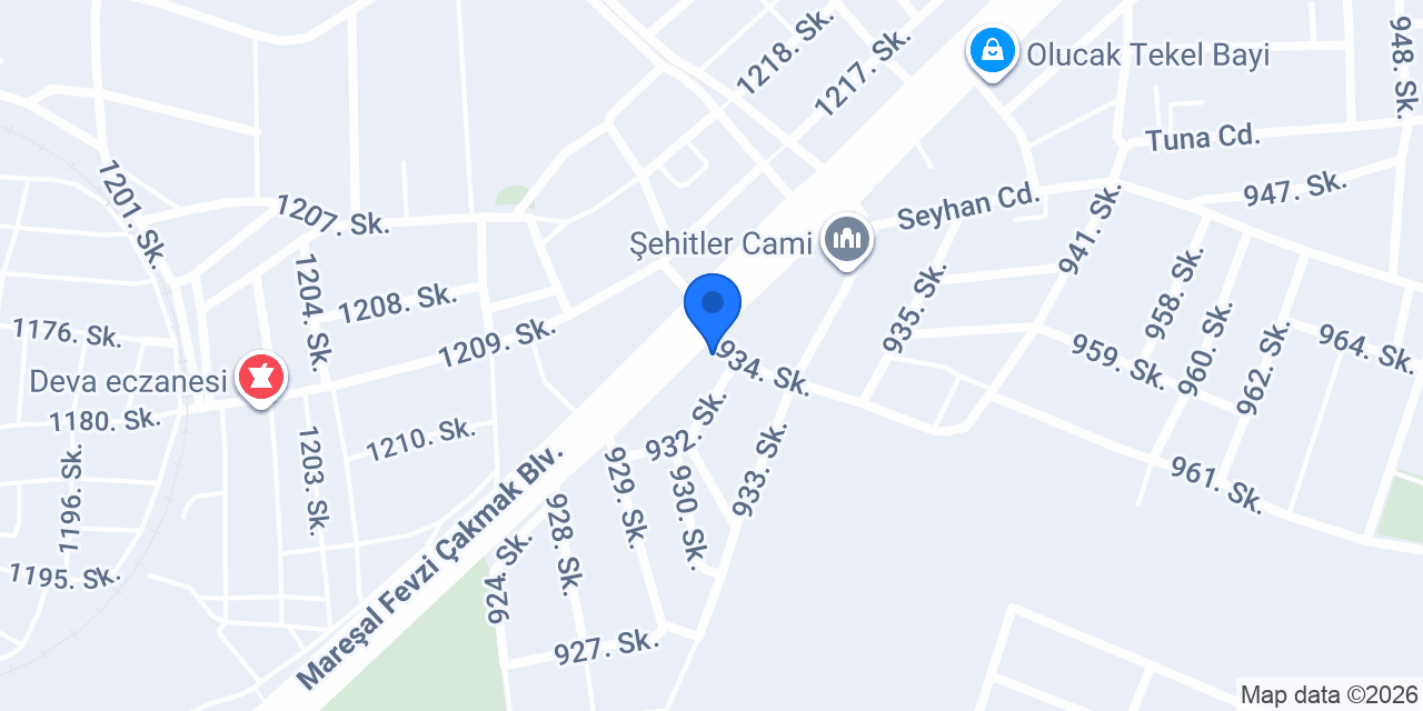 Cadde Pide VE Kebap Salonu konumu