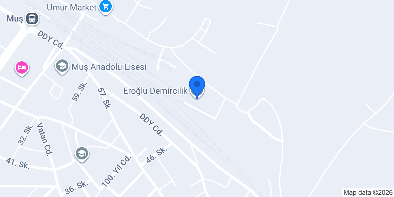 Eroğlu Demircilik konumu