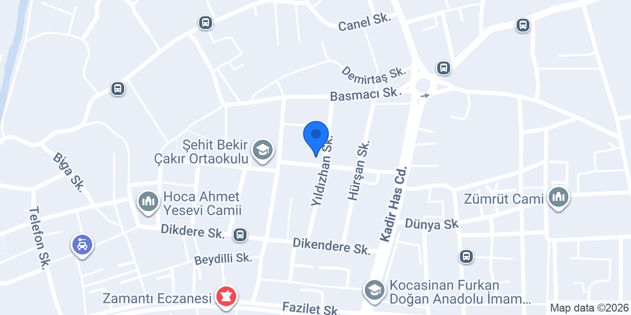 Paşazadem Unlu Mamüller konumu