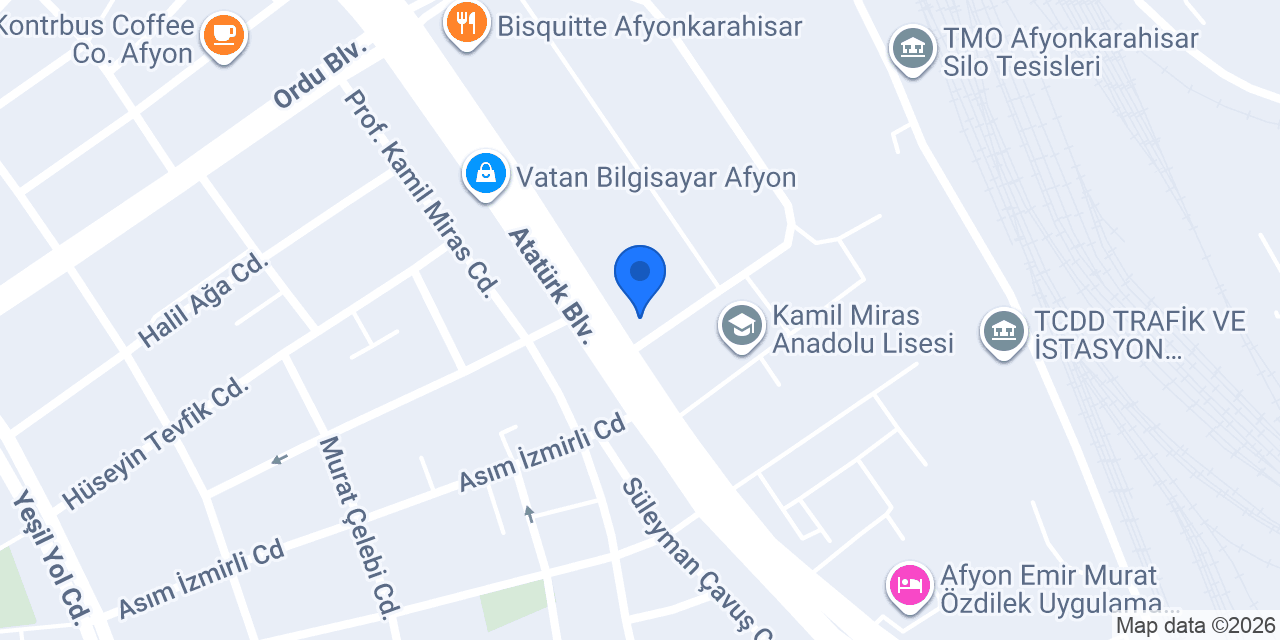 Büyükçavuş Diş Kliniği konumu