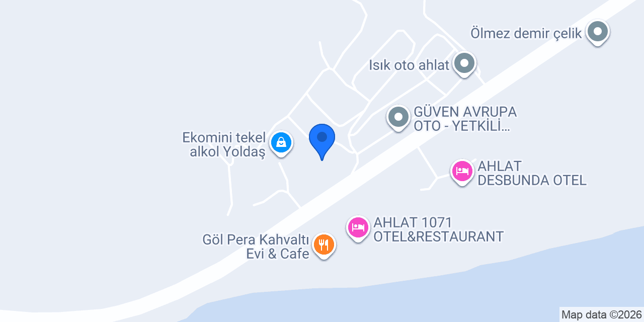 AHLAT 1071 TATİL EVLERİ konumu