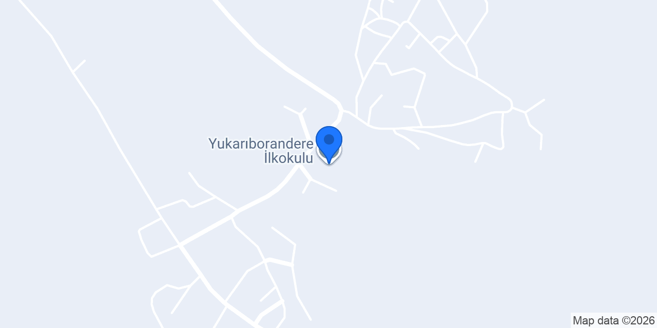 Yukarıborandere İlkokulu konumu