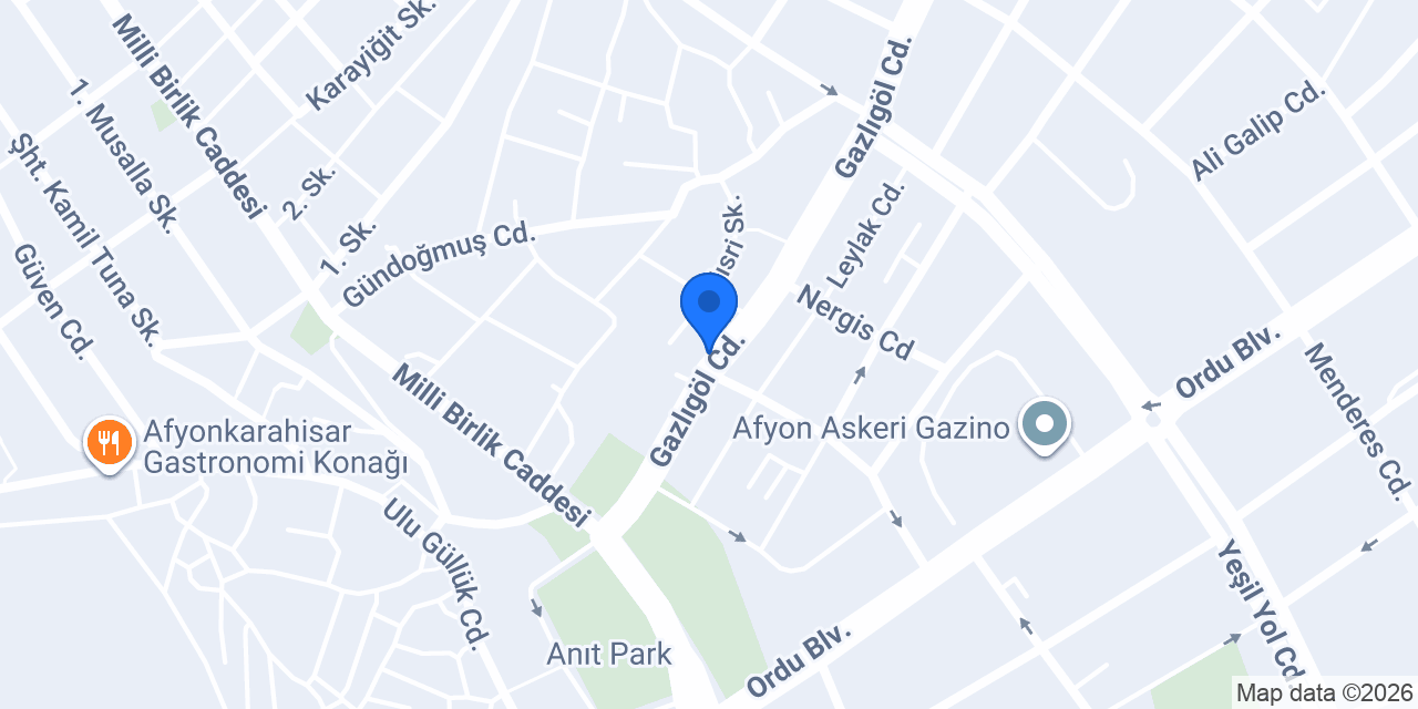 AKIN EMLAK AFYON konumu