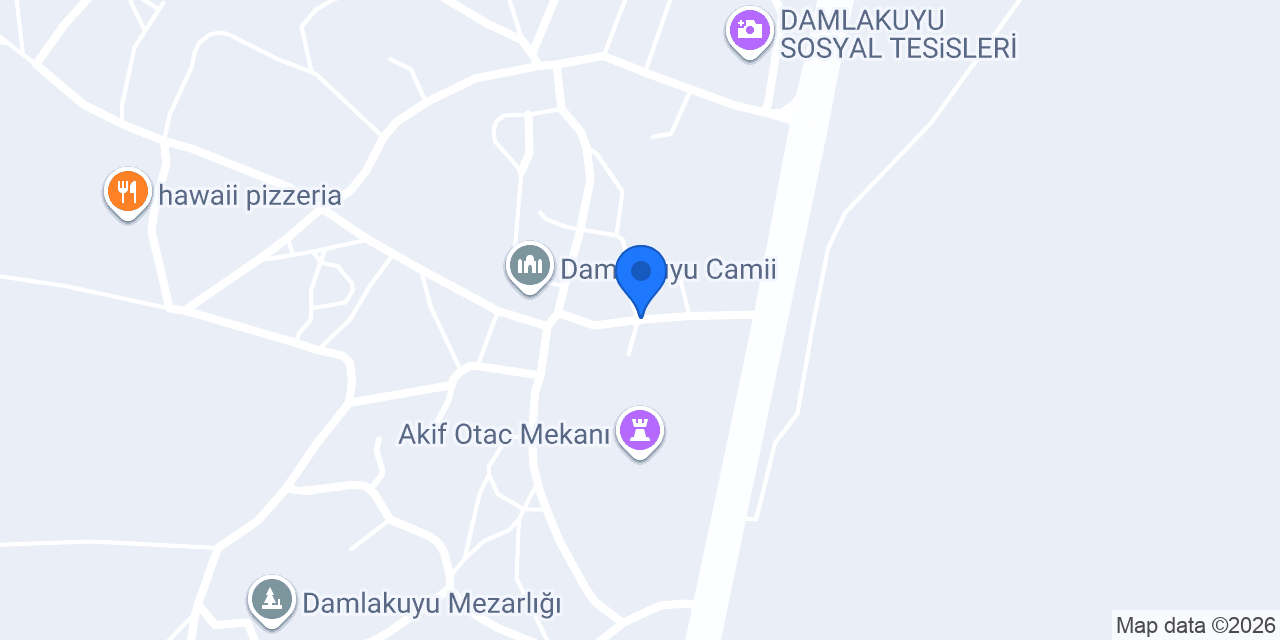 Damlakuyu İlkokulu konumu