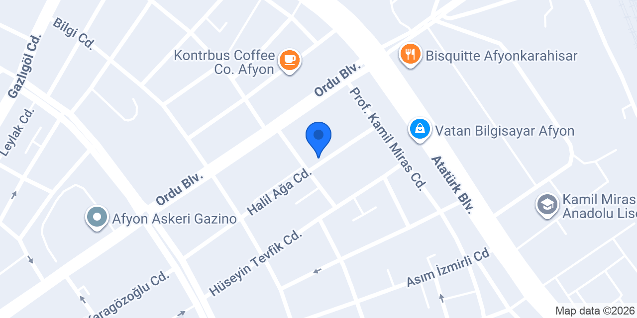 afyon evim temizlik konumu