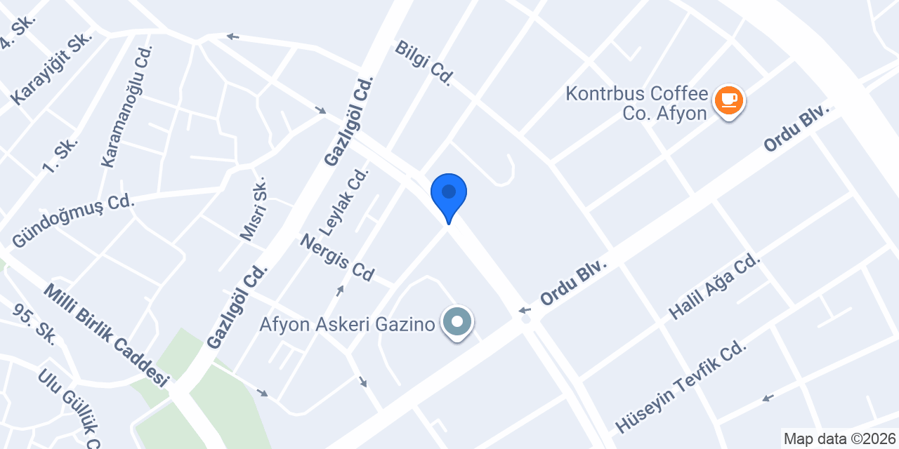 Celal Taksi Afyon konumu