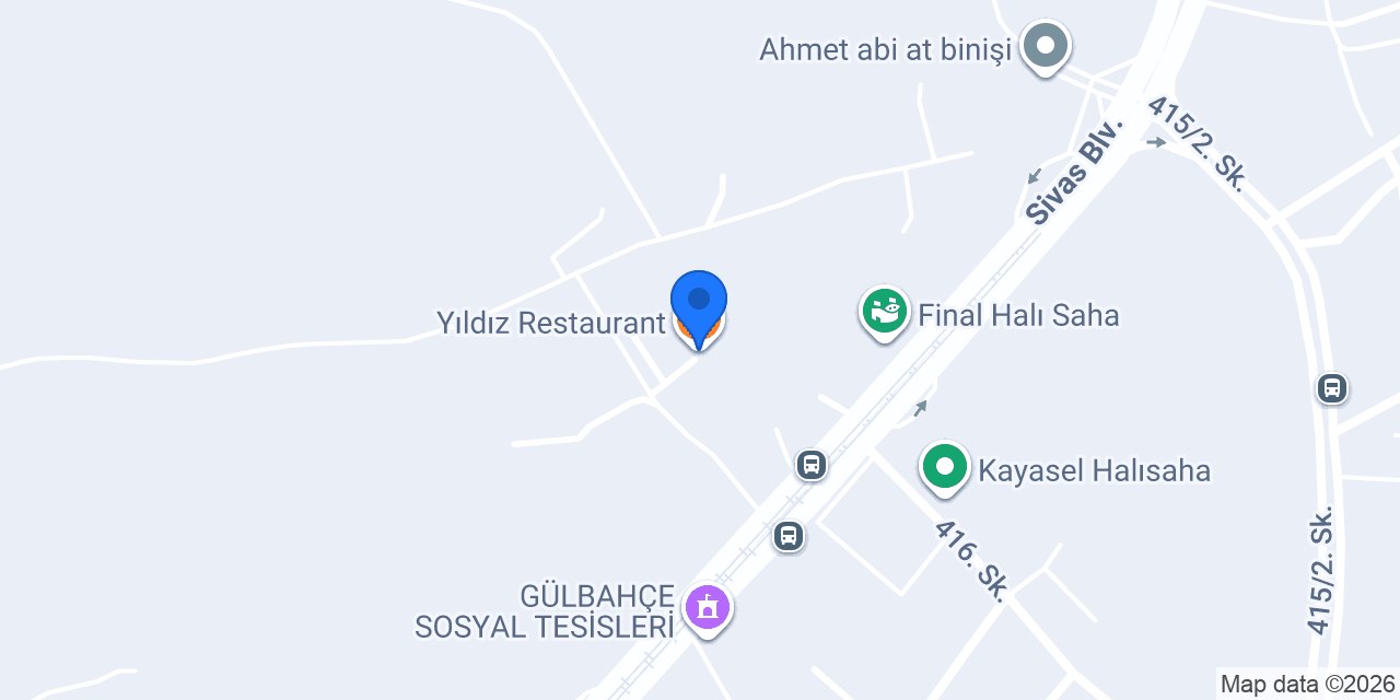 Yıldız Restaurant konumu