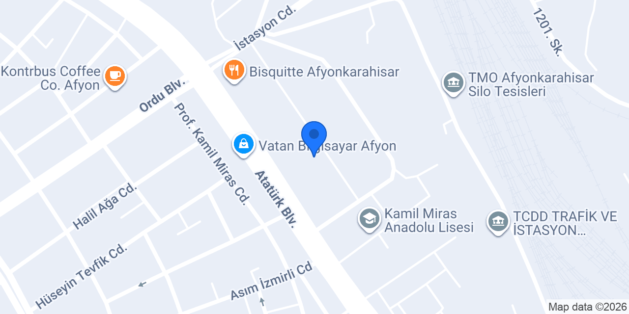 Afyon diyetisyen | Eda Erbayraktar konumu