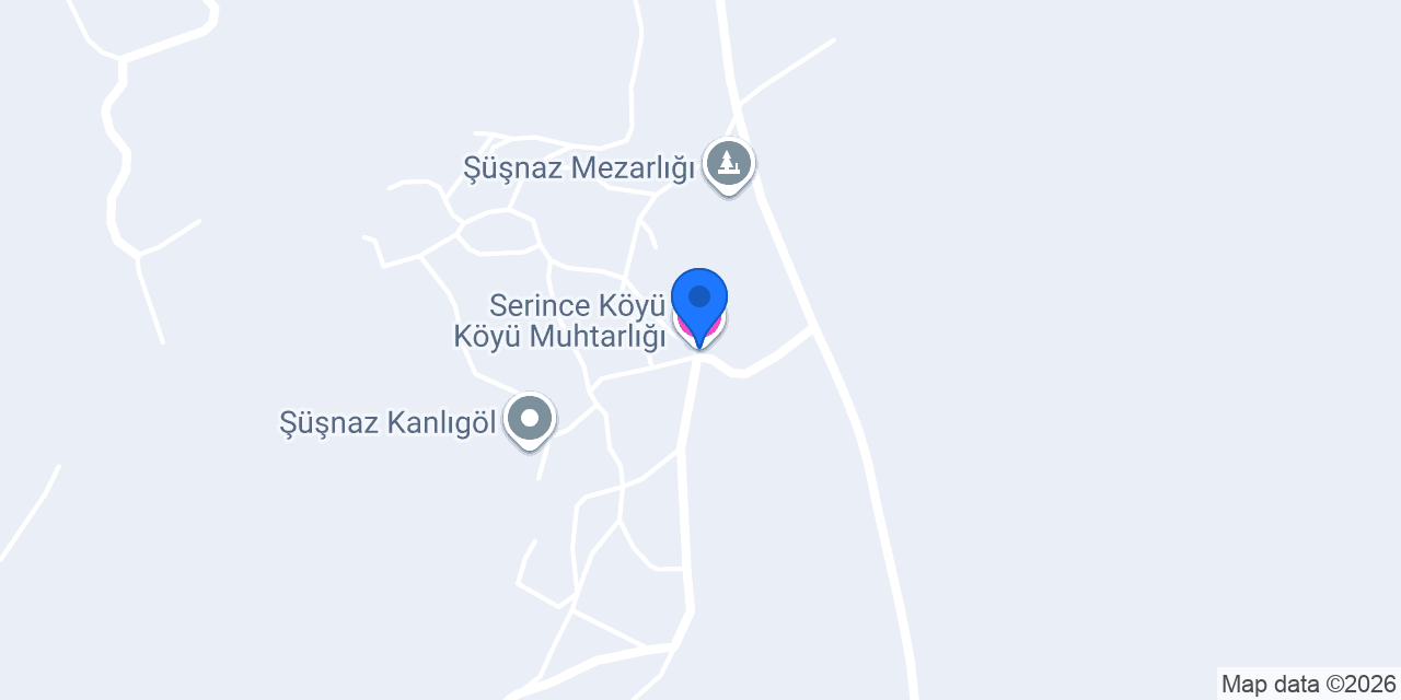 Serince Köyü Köyü Muhtarlığı konumu