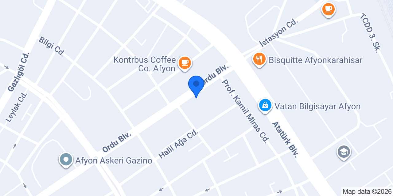 Gördes Yapı Afyon Mantolama konumu
