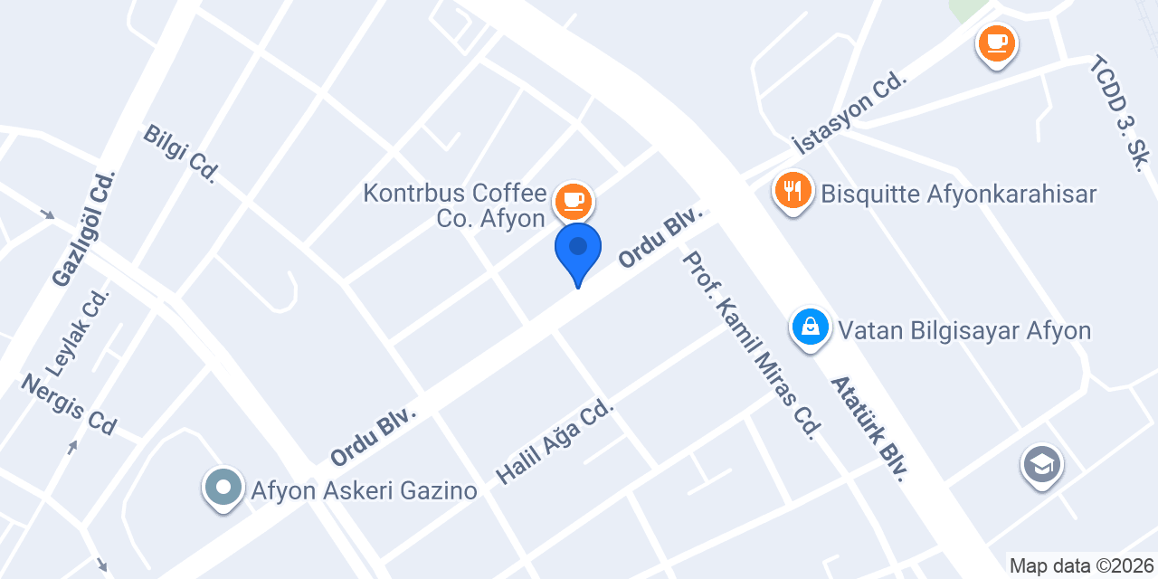 Tatil.Com Afyon Ofis konumu