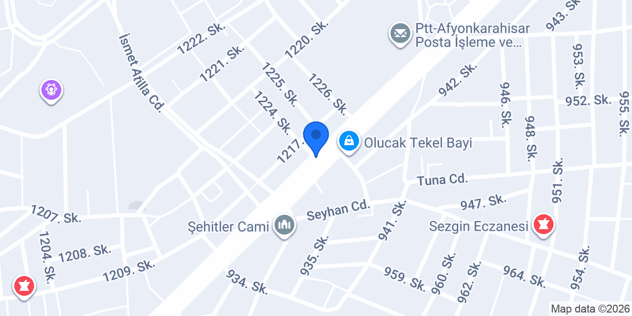 SuperStep Park Afyon konumu