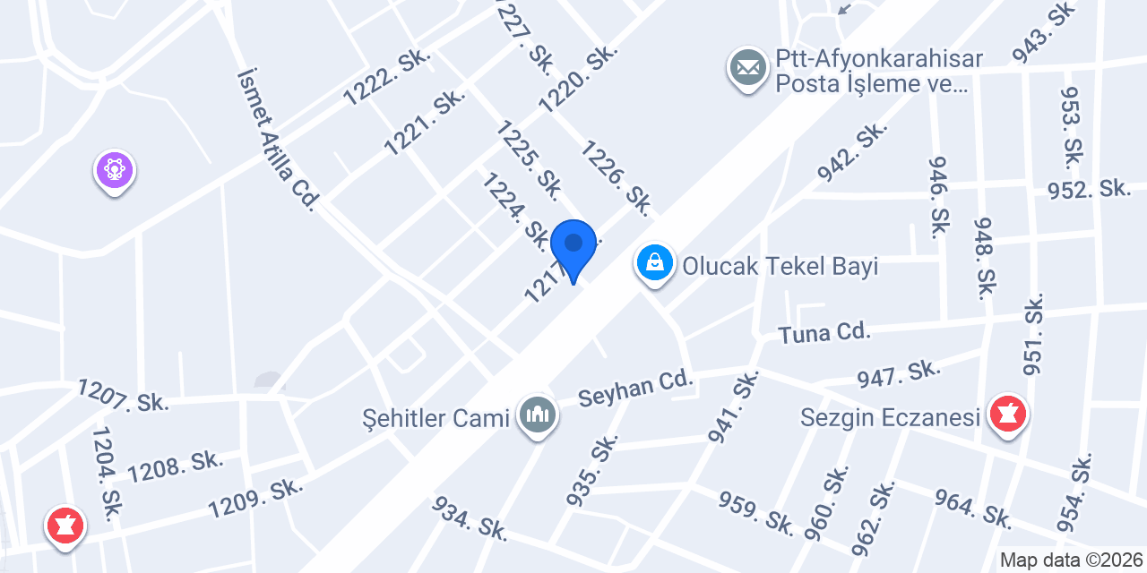 Aksa Jeneratör Afyon konumu