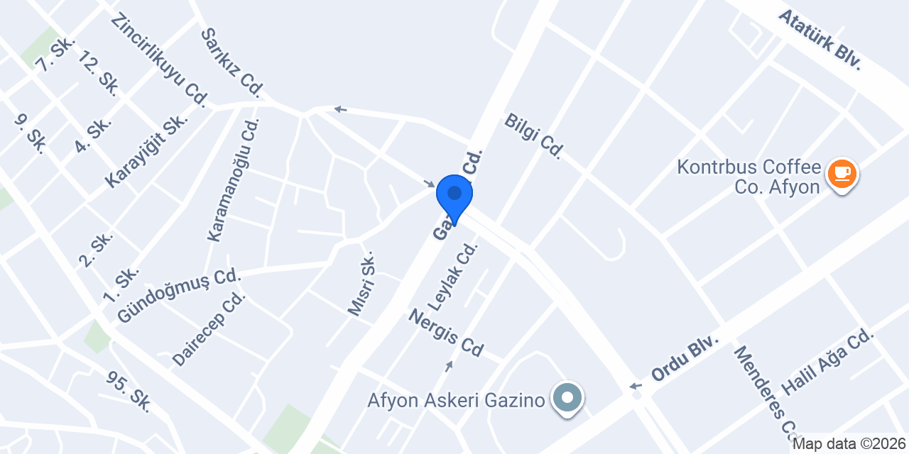 Gündoğdu Mobilya Dervişpaşa konumu