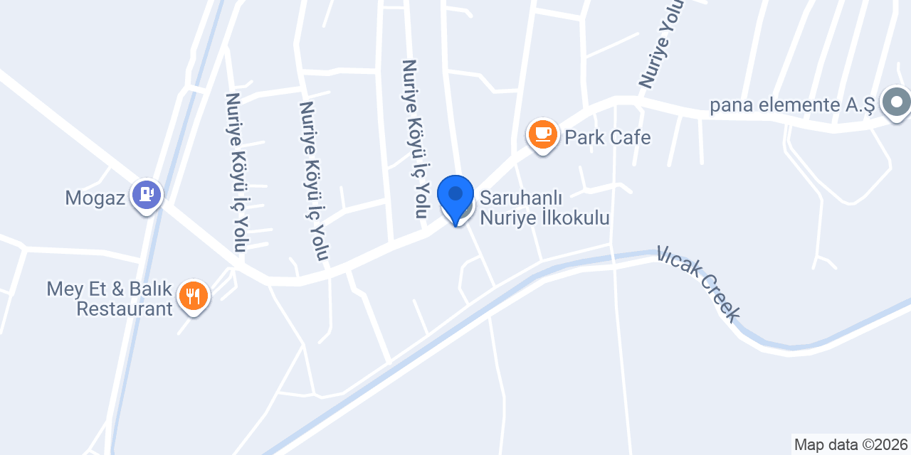 Saruhanlı Nuriye İlkokulu konumu