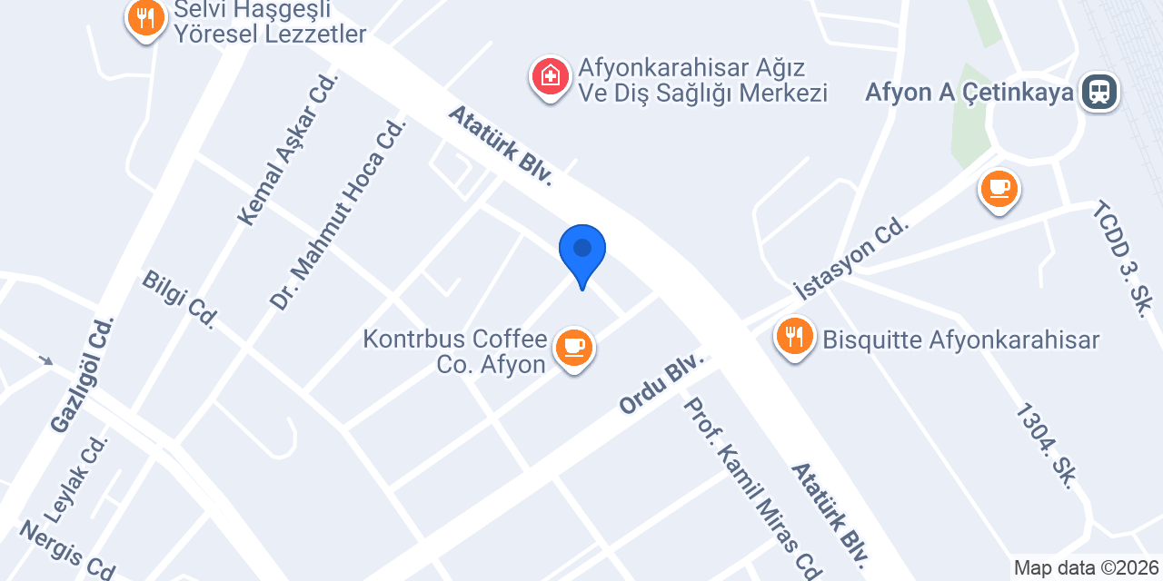 Uzm. Dr. Cemile Demirel Açıkalın konumu