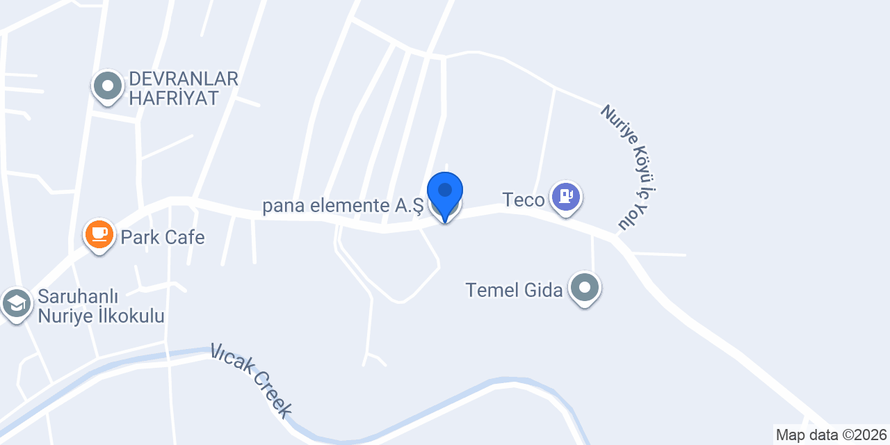 pana elemente A.Ş konumu
